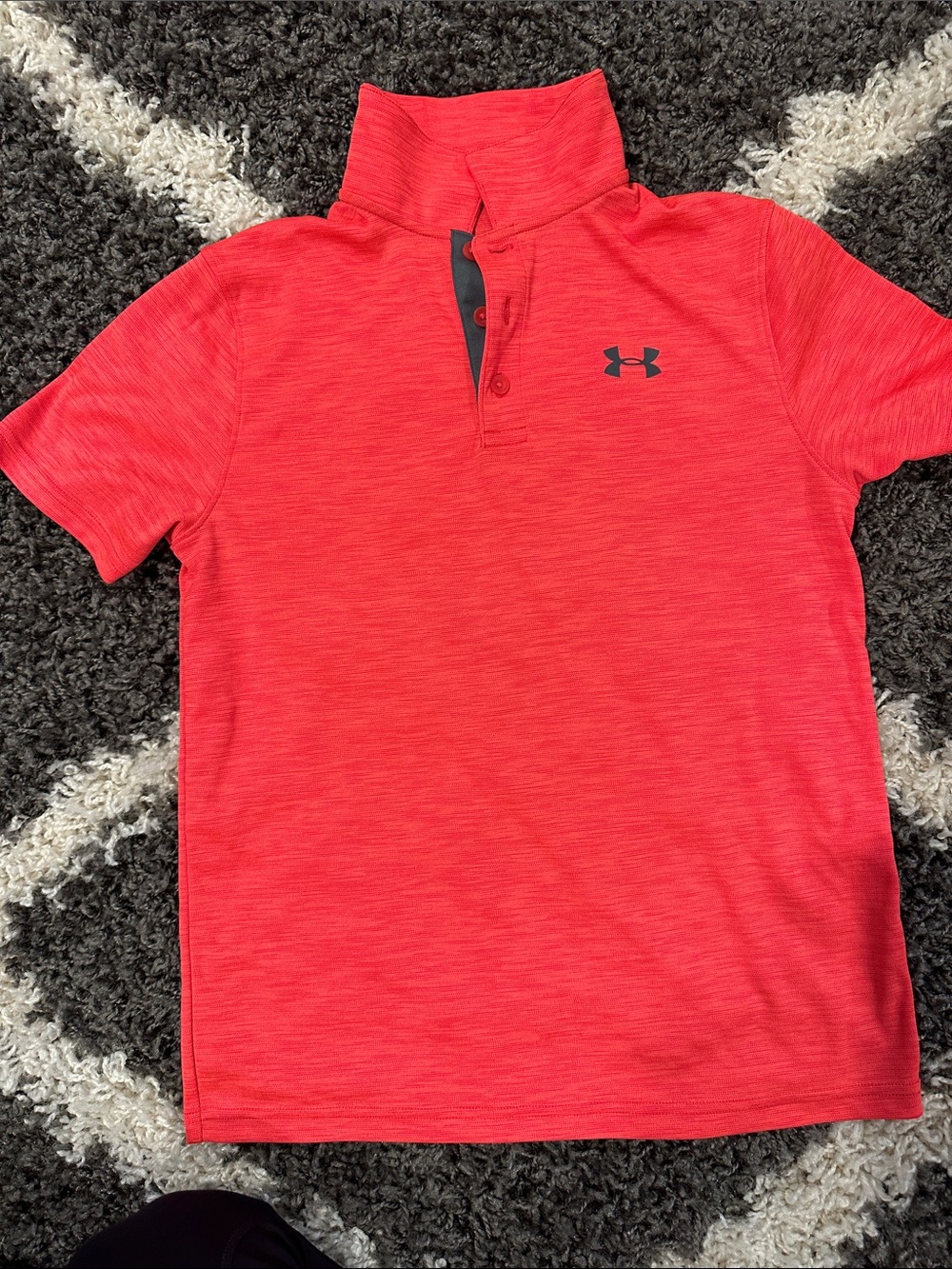 Under Armour Bright orange Heather Performance Polo